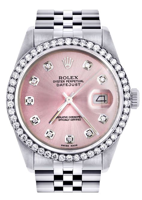 rolex ladies pink watch|pink rolex watches for women.